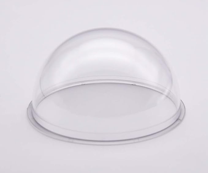 JMX Acrylic/PC CCTV Replacement Clear Camera Dome Cover Security Camera Housing Pet Dog Fence Window Skylight Window (4.4 Inches, Transparent)