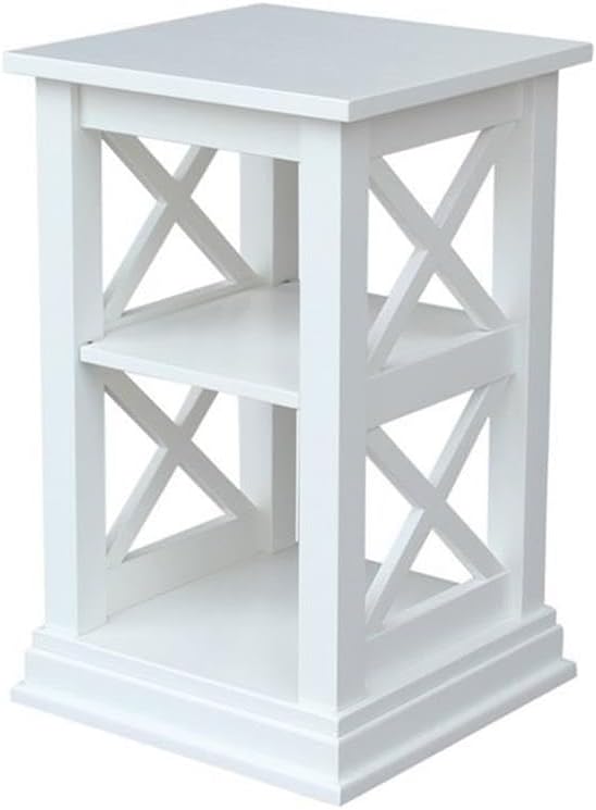 IC INTERNATIONAL CONCEPTS Hampton Accent Table with Shelves
