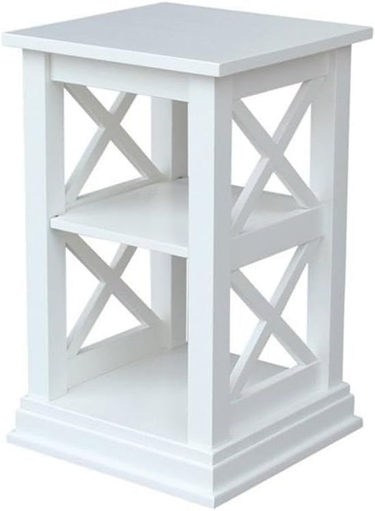IC INTERNATIONAL CONCEPTS Hampton Accent Table with Shelves