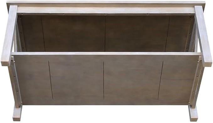 International Concepts Hampton Coffee Table, Washed Gray Taupe