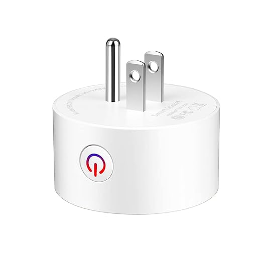Zigbee Smart Plug, Prakriti Smart Zigbee Plugs | Compatabile with Google Assistant, Alexa, Hubitat (2 Pack)