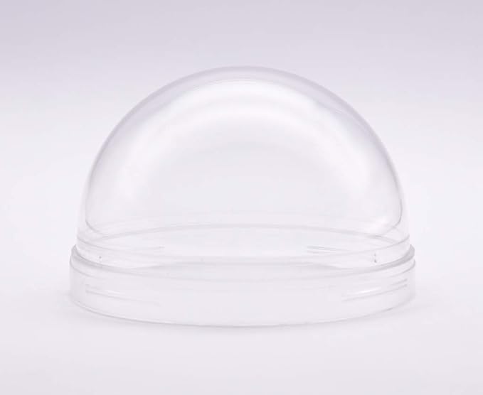 JMX Acrylic/PC CCTV Replacement Clear Camera Dome Cover Security Camera Housing Pet Dog Fence Window Skylight Window (4.2 Inches, Transparent)