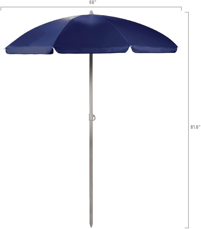 PICNIC TIME NCAA Florida Gators Outdoor Canopy Sunshade Beach Umbrella 5.5' - Small Patio Umbrella - Beach Chair Umbrella