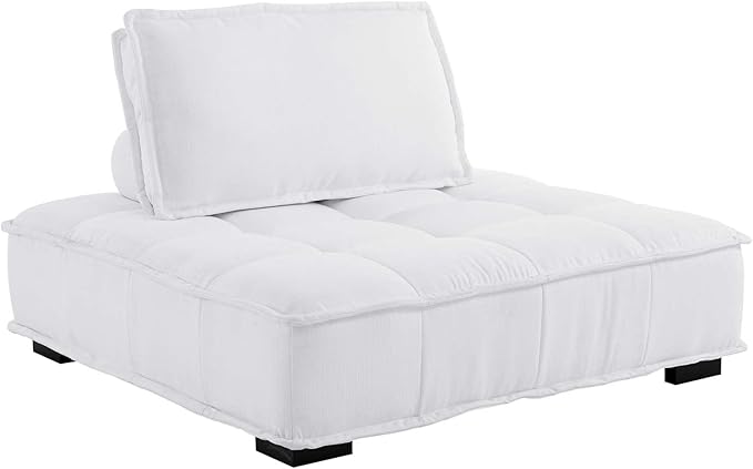 Modway Saunter, 4-Piece Sectional Sofa, White