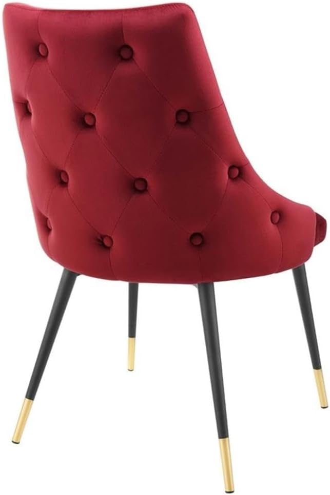 Modway EEI-3907-MAR Adorn Tufted Performance Velvet Dining Side Chair, Maroon