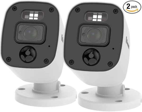 Swann SwannForce 1080p Full HD DVR Audio/Video Add-On Security Camera - PRO-1080MQB 2 Pack with Mic