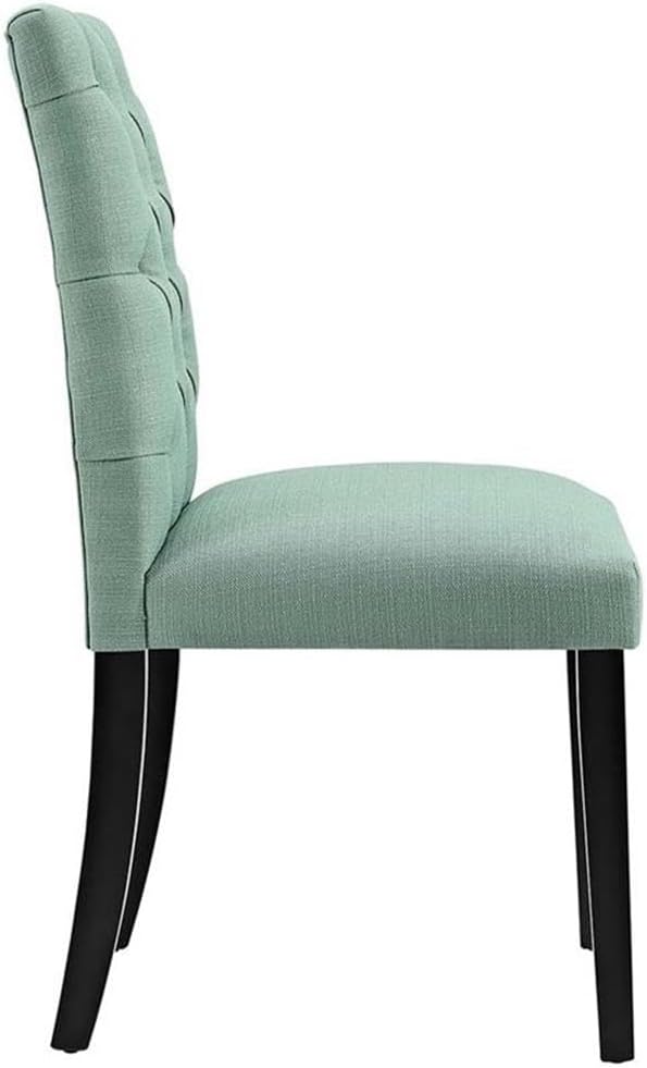 Modway Duchess Fabric Set of 2, Two Dining Chairs, Laguna