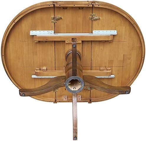 International Concepts 3 Piece Extendable Round Dining Set in Pecan