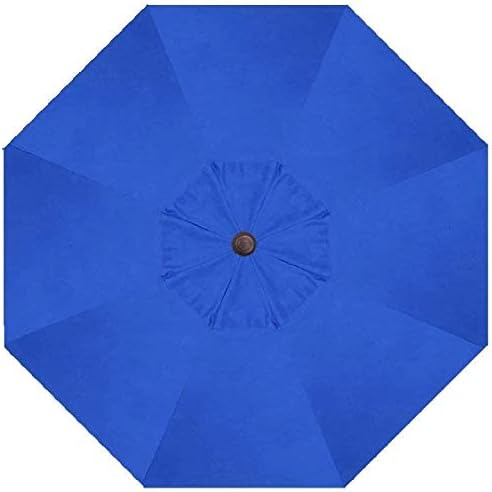 9ft Patio Umbrella Replacement Canopy Market Umbrella Top Outdoor Umbrella Canopy with 8 Ribs,Vented Canopy, Fade Resistant, UPF 50+ Excellent Sun Protection