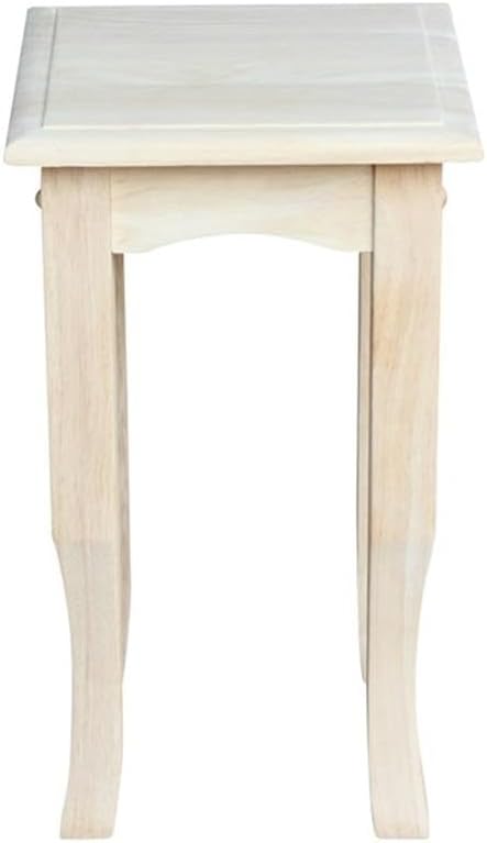 International Concepts 21" High Unfinished Tea Table