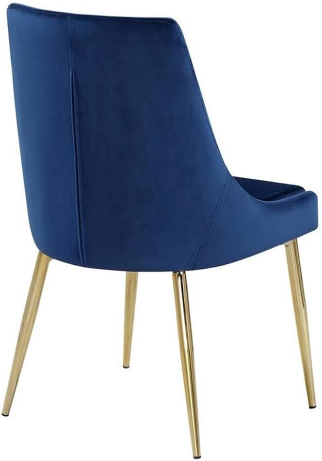 Meridian Furniture Karina Navy Velvet Dining Chair (Set of 2)