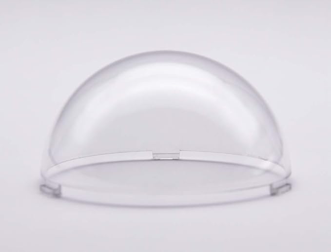 JMX Acrylic/PC CCTV Replacement Clear Camera Dome Cover Security Camera Housing Pet Dog Fence Window Skylight Window (3 Inches, Transparent)