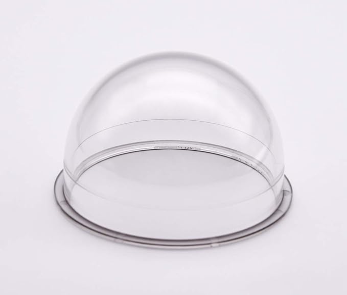 JMX Acrylic/PC CCTV Replacement Clear Camera Dome Cover Security Camera Housing Pet Dog Fence Window Skylight Window (3.8 Inches, Transparent)