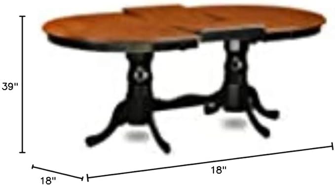 East West Furniture NIC-BLK-W Nicoli Dining Room Chairs - Stylish Back Solid Wood Seat Chairs, Set of 2, Black & Cherry