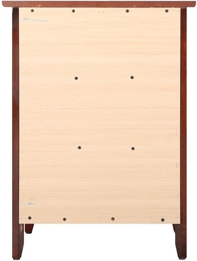 Glory Furniture Daniel 3 Drawer Nightstand in Cherry