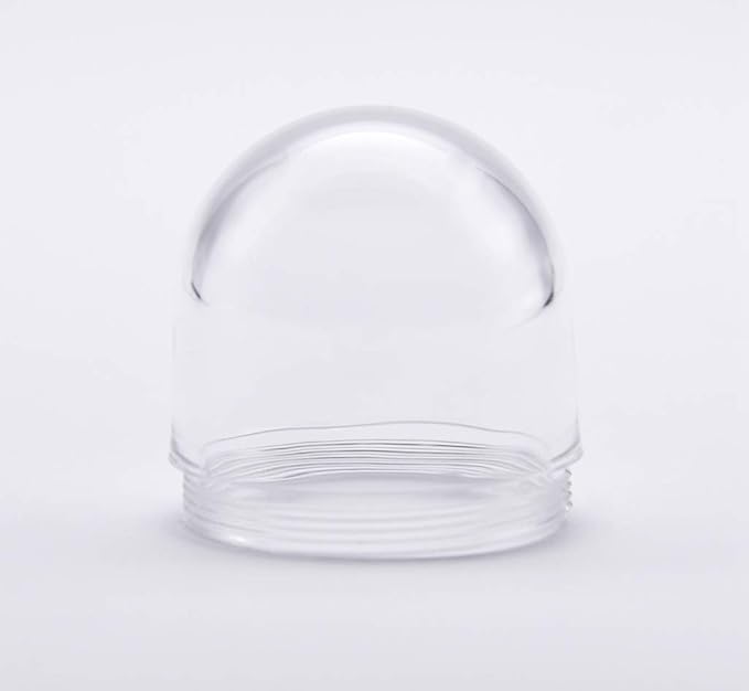 JMX Acrylic/PC CCTV Replacement Clear Camera Dome Cover Security Camera Housing Skylight Window (1.5 Inches, Transparent)