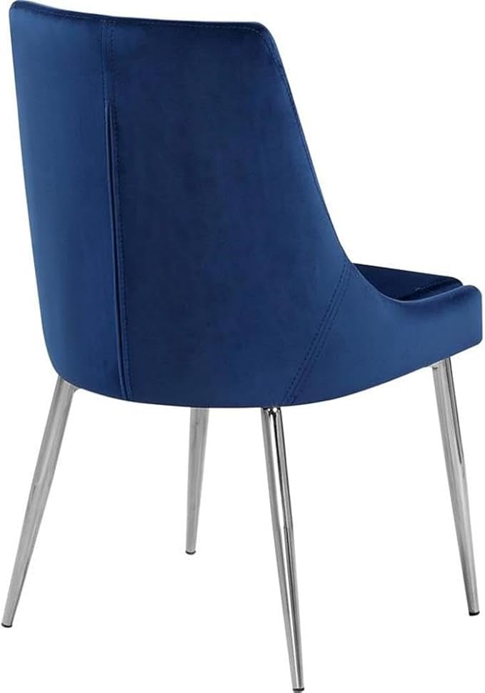 Meridian Furniture Karina Navy Velvet Dining Chair (Set of 2)