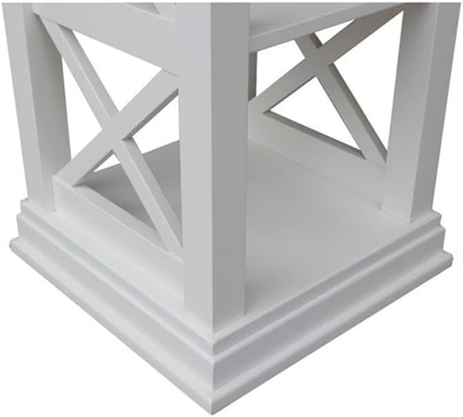 IC INTERNATIONAL CONCEPTS Hampton Accent Table with Shelves