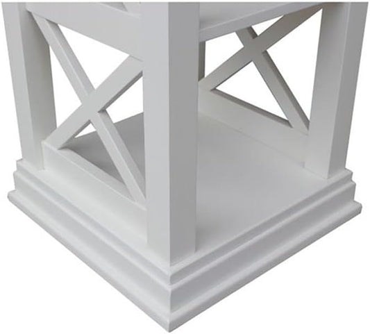 IC INTERNATIONAL CONCEPTS Hampton Accent Table with Shelves