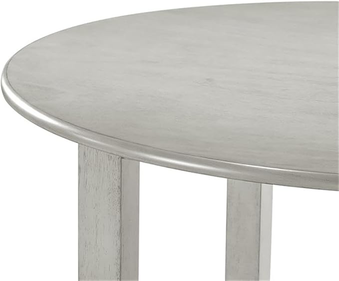 New Classic Furniture Pascal 47" Round Dining Table, Driftwood Gray