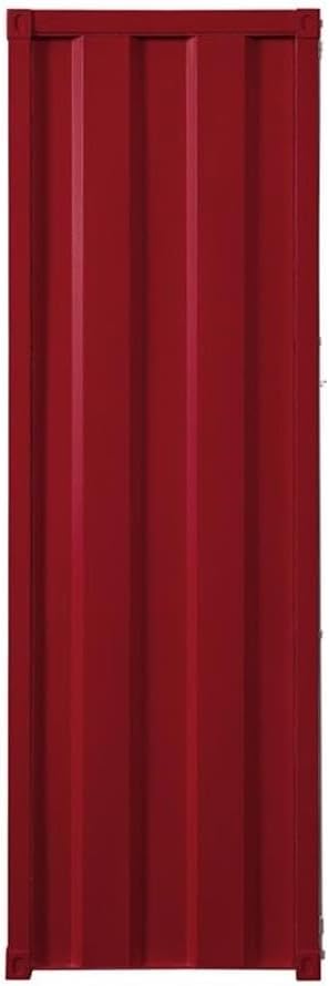 Acme Cargo Wardrobe Armoire with 1 Door in Red