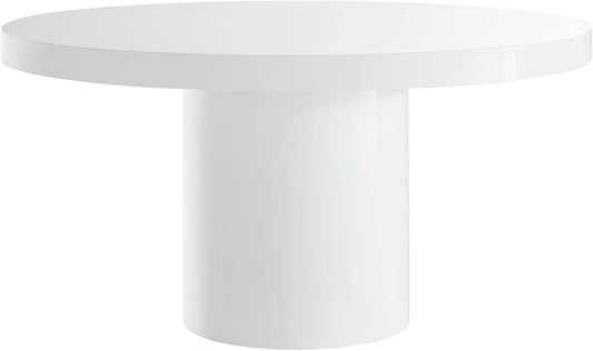Modway EEI-4910-WHI Gratify 60" Round Dining Table, White