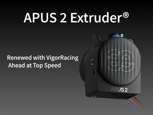 Phaetus APUS 2 Extruder, 70N High Torque FDM 3D Printer Extruder with RNC II Coated Gears & Smart Filament Sensor, 5.8:1 Gear Ratio for Most FDM 3D Printers 1.75mm Filament