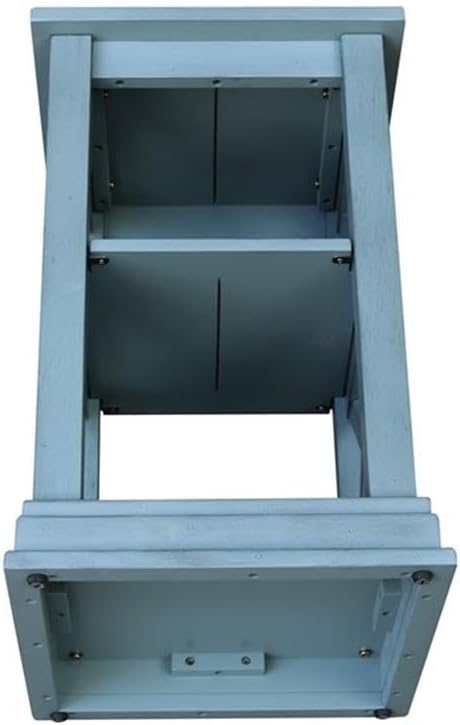 International Concepts Hampton Accent Table with Shelves in Ocean Blue