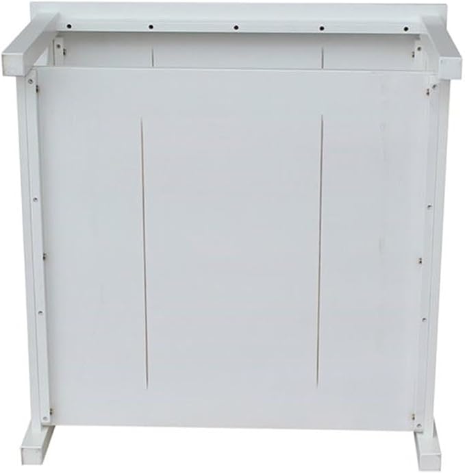 Solid Wood Hampton Square Coffee Table, White