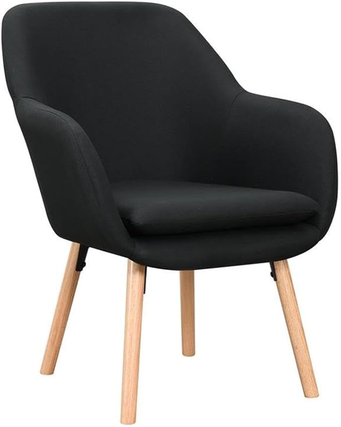 Convenience Concepts Take a Seat Charlotte Accent Chair, Black