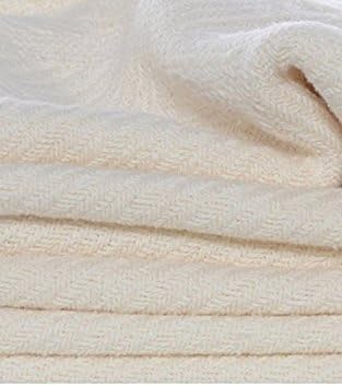 Eddie Bauer - King Blanket, Lightweight Cotton Bedding, Luxurious Bedding Set (Herringbone Bone, King)