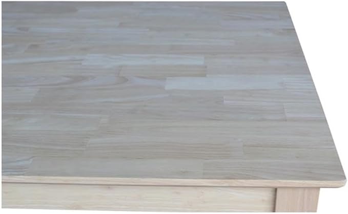 IC INTERNATIONAL CONCEPTS Solid Wood Top Table