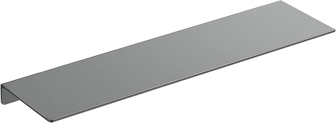 Danpoo Metal Shelf, Long Floating Shelf for Bathroom, 20" Display Shelves for Wall Storage, Grey