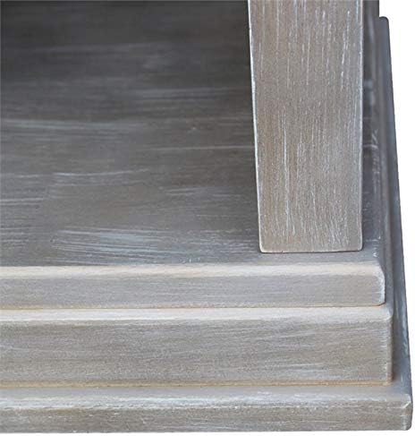 International Concepts Accent Table, Washed Gray Taupe