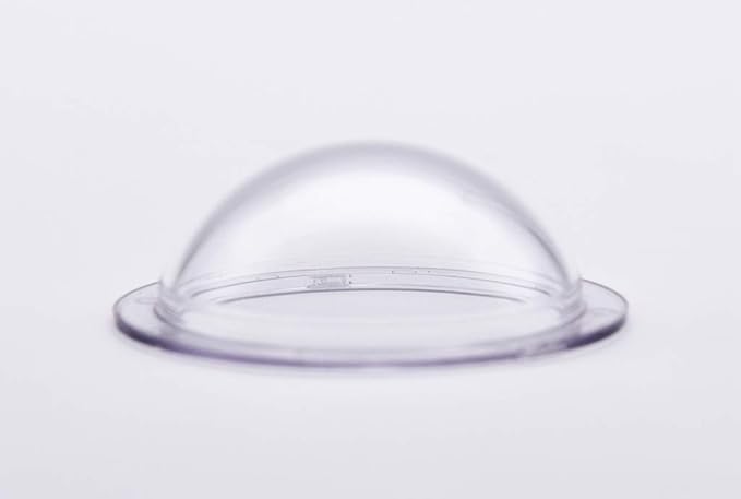 JMX Acrylic/PC CCTV Replacement Clear Camera Dome Cover Security Camera Housing Skylight Window (1.8 Inches, Transparent)