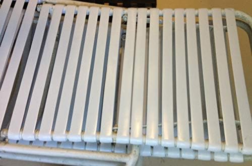 1.5" Wide x 20' Roll Vinyl Strap for Patio Chairs, Lawn Furniture, and Deck Chairs, Make Your Own Replacement Straps, Plus 20 Free Fasteners, (White)