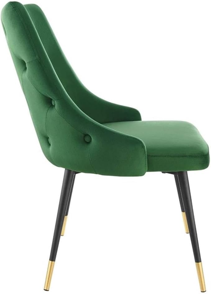 Modway EEI-3907-EME Adorn Tufted Performance Velvet Dining Side Chair, Emerald