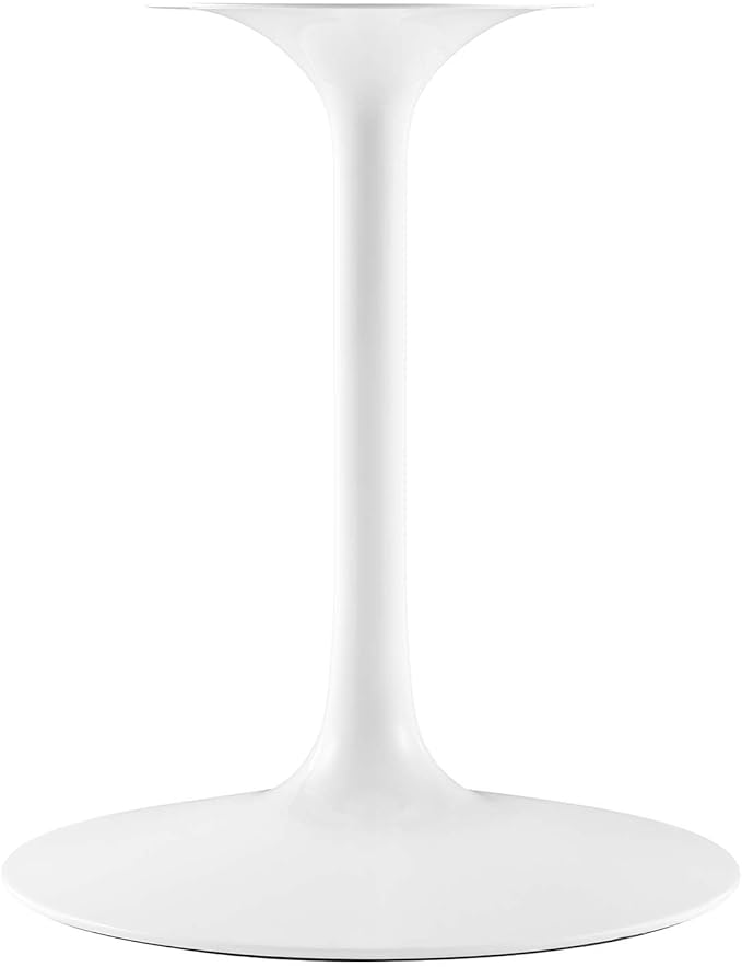 Modway Lippa Dining Table, 60", White Natural