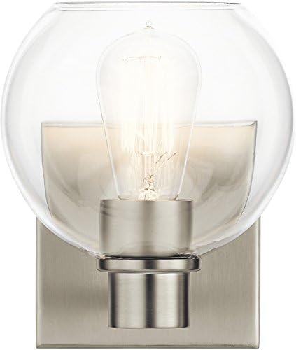 Kichler Lighting 45892NI One Light Wall Sconce from The Harmony Collection, Brushed Nickel