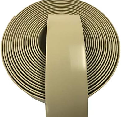 Vinyl Strap Roll, Perfect for Patio Furniture, Pool, Lawn, Garden, Make Your Own Replacement Straps, 20 Free Fasteners, 2" Wide x 20' Length, Putty