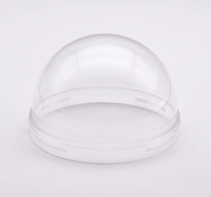 JMX Acrylic/PC CCTV Replacement Clear Camera Dome Cover Security Camera Housing Pet Dog Fence Window Skylight Window (4.2 Inches, Transparent)