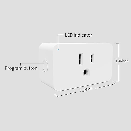 Minoston 800 Series Z-Wave Plug Dimmer Smart Plug-in Outlet, Built-in Repeater Range Extender, Z-Wave Hub Required, Work with Alexa, SmartThings, Z-Box, Home Assistant (MP31ZD)