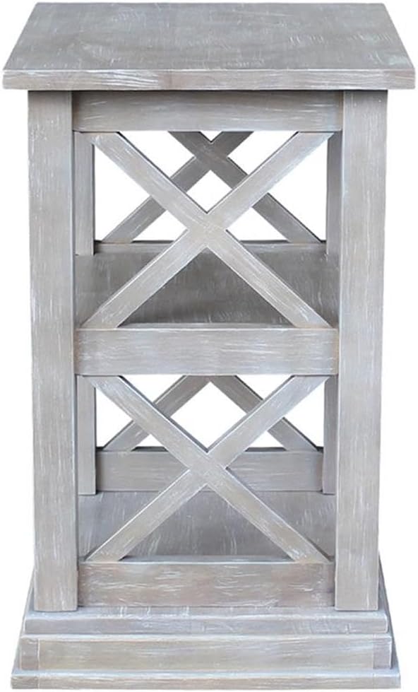 International Concepts Accent Table, Washed Gray Taupe