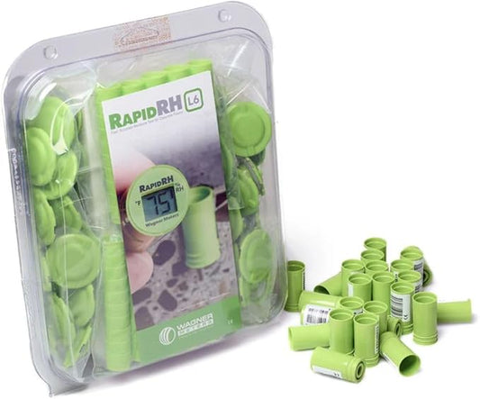 Wagner Meters Rapid RH L6 Smart Sensors: Easy ASTM F2170 Concrete Moisture Testing - 50 Pack