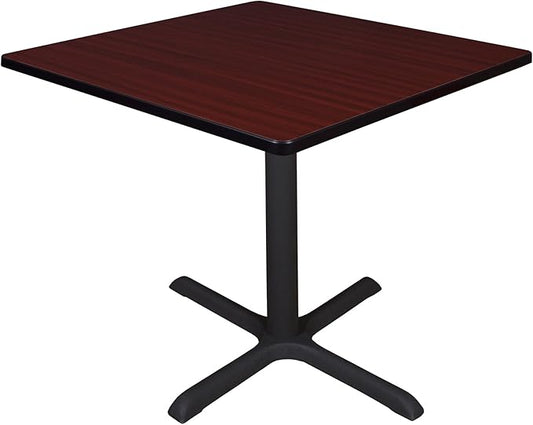 Cain 42" Square Breakroom Table- Mahogany