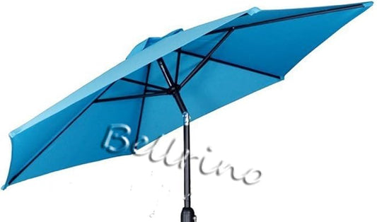 BELLRINO DECOR Replacement ROYAL BLUE STRONG & THICK Umbrella Canopy for 9ft 8 Ribs (Canopy Only)