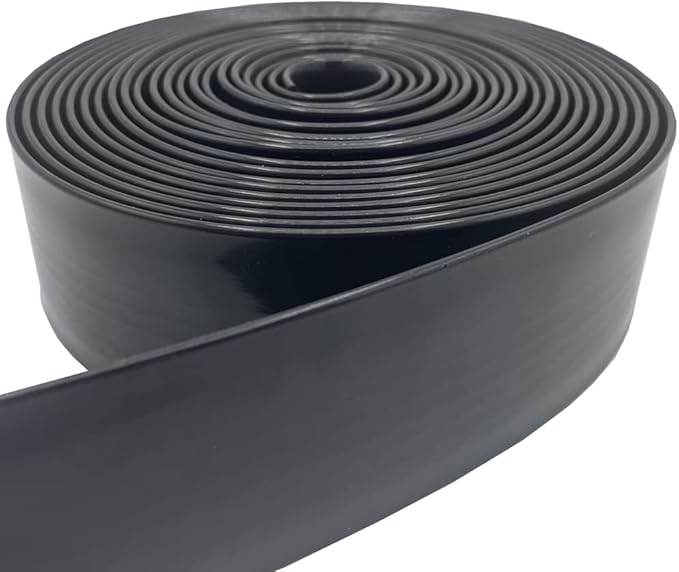 LukLoy 50ft Long Vinyl Straps for Patio Chairs Repair 2" Wide Patio Furniture Replacement Straps, Black