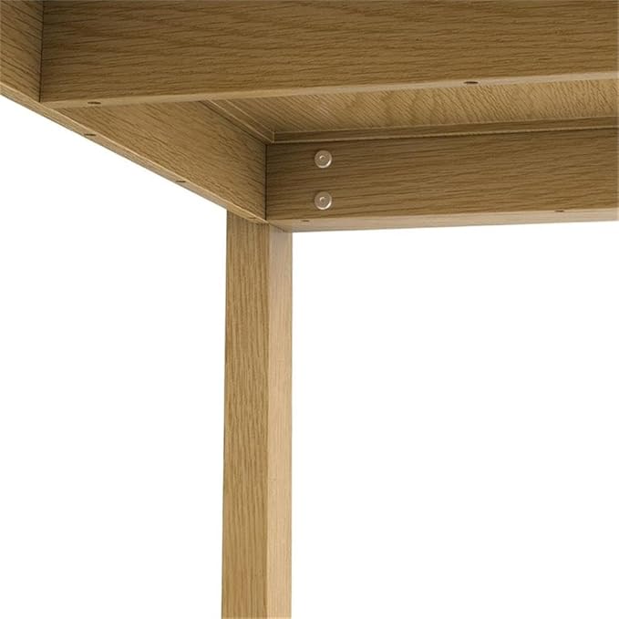 SIMPLIHOME Wilson Dining Table - 54 inch Wide Solid Wood Oak Veneer Square Table, Transitional Style for Dining Room or Kitchen with Thick, Straight Legs and Spacious Top, Seats 8