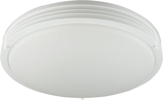 Good Earth Lighting Majestic Ceiling Fixture, 17-in, 1950 Lumens, Dimmable, Matte White