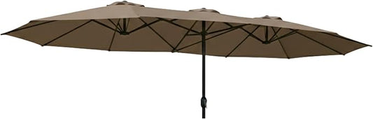 Garden Winds Reinforced RipLock 350 Replacement Canopy Top Cover Compatible with The Phi Villa, Aecojoy, PatioFestival, AbcCanopy, Kozyard 15' Triple Tier Umbrella Models - A701007300, Pf18259, UB02, KZUM15NAV - Nutmeg